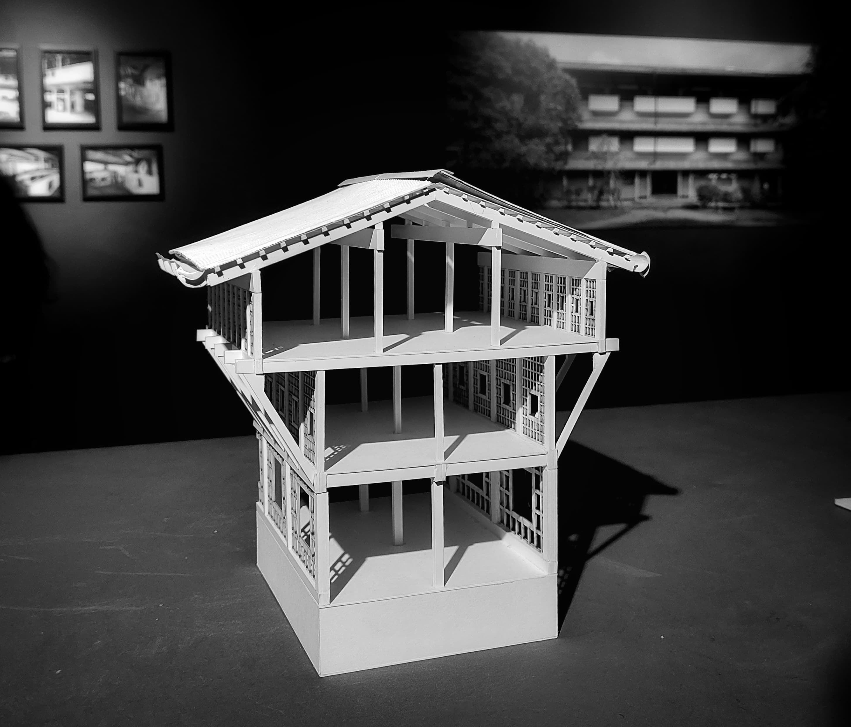 Old architecture model